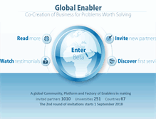 Tablet Screenshot of globalenabler.com